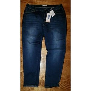 Womens Encore Roll Up Skinny Mid Rise 20/38 New With Tags Patriotic